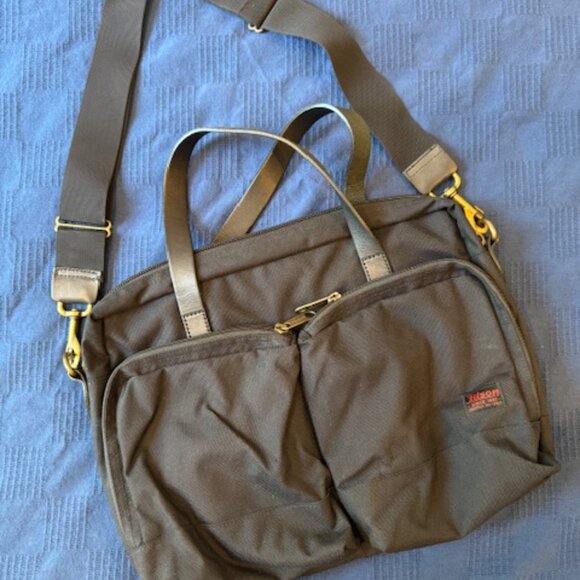 Filson Briefcase Navy - Picture 2 of 4